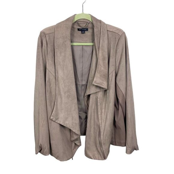 H by Halston Asymmetrical Motorcycle Jacket - Picture 1 of 5